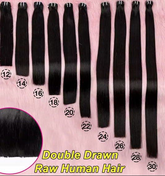 Bande de cheveux Raw Hair lisse