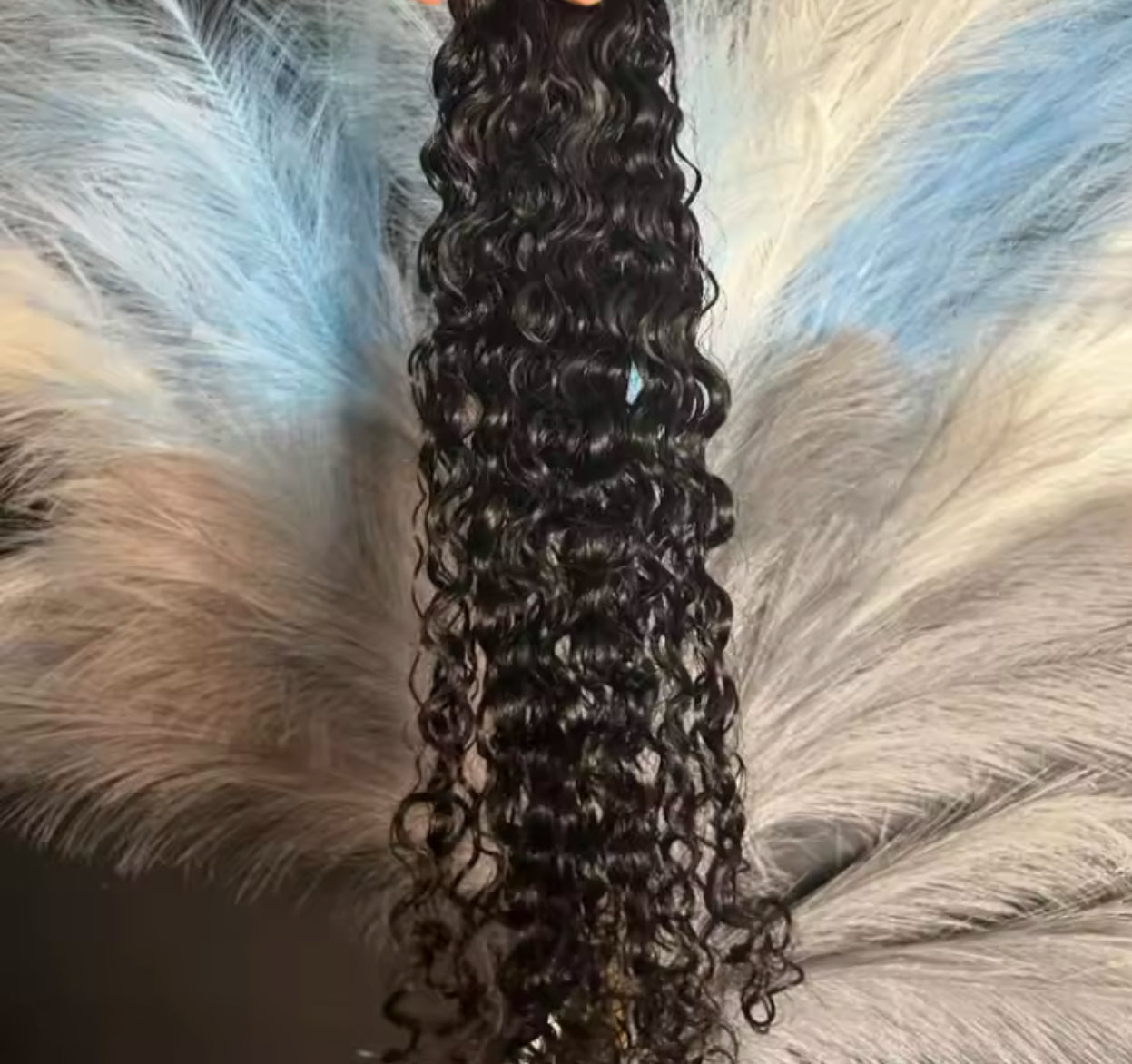 Bande de cheveux Raw hair Texture Bouclé Afro curling B