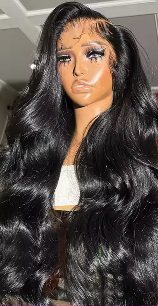 Perruque de luxe 100 % base soie & frontal HD – Raw Hair Body wave